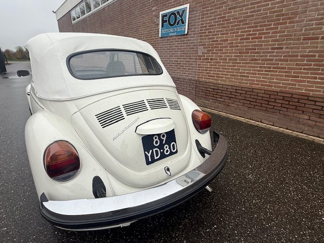 VW Kever Cabrio 1977 Geheel nieuw triple white