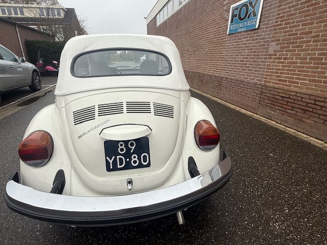 VW Kever Cabrio 1977 Geheel nieuw triple white
